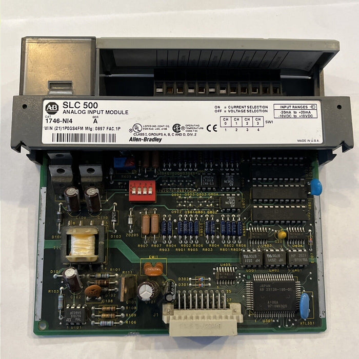 ALLEN BRADLEY 1746-NI4 Ser A SLC 500 ANALOG INPUT MODULE