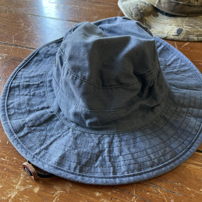 Lot Of 4 Camo Blue Black Hot Weather Jungle Boonie Hats Caps