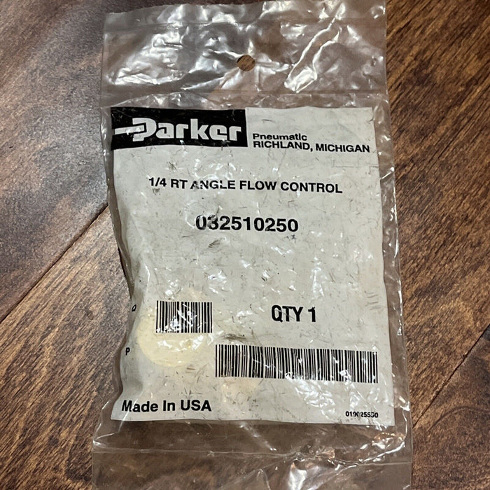 Parker 032510250 Flow Control Valve 1/4" 3251-0250