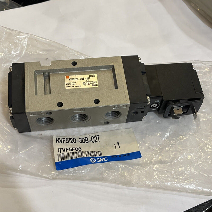 SMC NVF5120-3DB-02T Solenoid Valve NOS