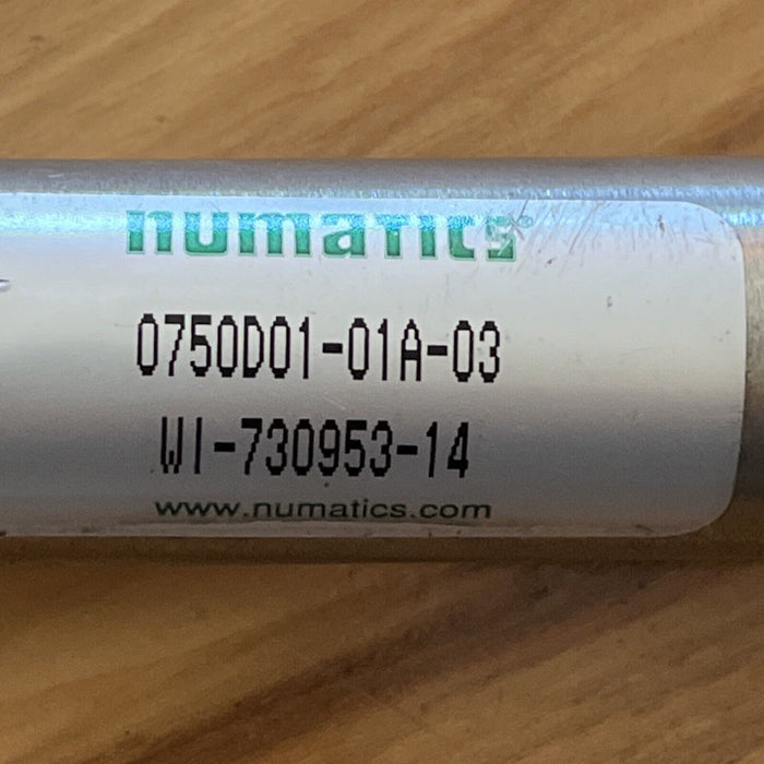 Numatics 0750D01-01A-03 Double Action Pneumatic Cylinder  WI-730953-14