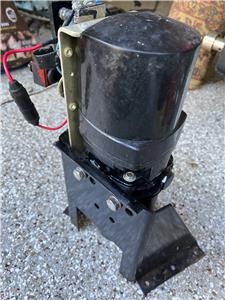 Mercruiser Tilt Trim Lift Pump Motor, Metal Tank Reservoir Hydraulic & Bracket