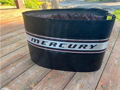 Vintage Mercury  Outboard 1150 Clam Shell Hood Cowling & Faceplate Kiekhaefer
