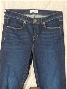 Womens LOFT Dark Blue Legging Jeans 28/6 Cotton/Elastin Stretch