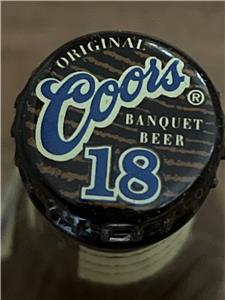 Vintage Coors Beer Banquet Bottle with Cap 18 Oz Bat 1996 Limited Edition Pint